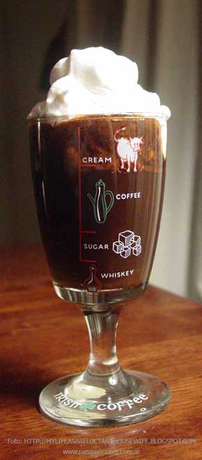 Caf irlands - Irish Coffee
